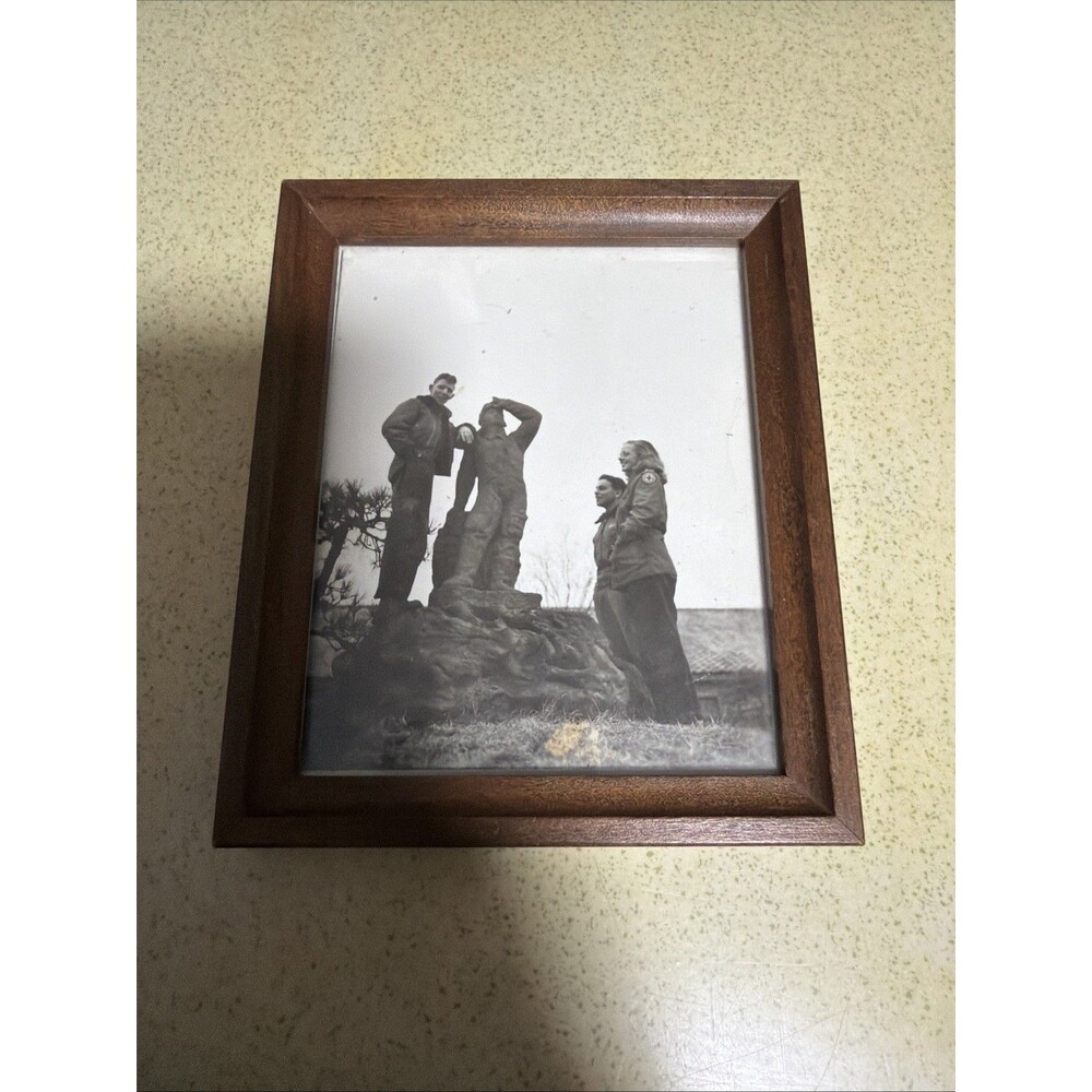 Old Black And White Military Photo